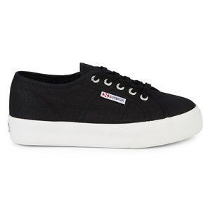 Superga Low-Top Canvas Sneakers size 8 Black *NBW*